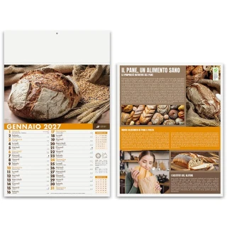 Calendario da parete Pane e Pasta