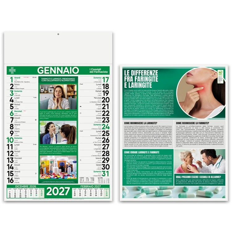 Calendario “Farmacia"