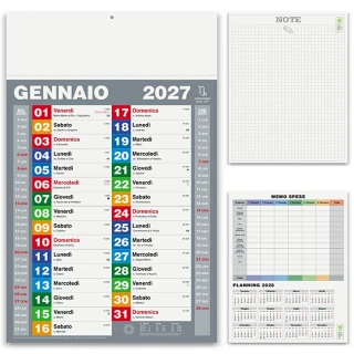 Calendario da parete block
