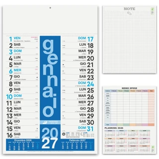 Calendario da parete colors