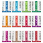 Calendario da parete olandese colors con 12 fogli in carta patinata e testata personalizzabile