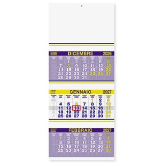 Calendario Trittico “Fluo"