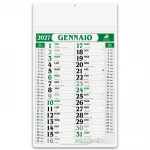 Calendario da parete gigante olandese 12 fogli, carta naturale, testata rinforzata da personalizzare