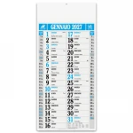 Calendario olandese da parete magnum con 12 fogli in carta naturale e testata rinforzata da personalizzare con logo