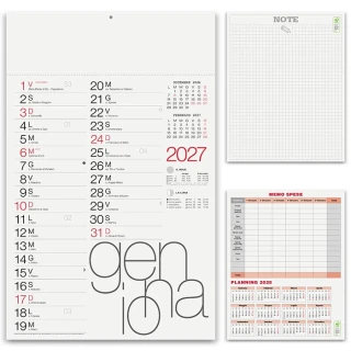 Calendario da parete moderno