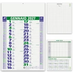 Calendario da parete smart modello olandese a 12 fogli in carta patinata da personalizzare con logo
