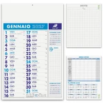Calendario da parete olandese con fogli notes in carta patinata, testata personalizzabile