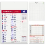 Calendario da parete olandese con fogli notes in carta patinata, testata personalizzabile