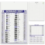 Calendario da parete olandese Elegant con 12 fogli in carta patinata e testata personalizzabile