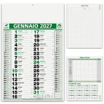 Calendario da parete olandese Elegant con 12 fogli in carta patinata e testata personalizzabile