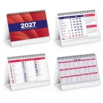 Calendario da tavolo mensile con supporto in cartoncino