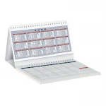 Gouaches desk calendar 19x14 cm with 13 sheets and 52-sheet weekly notepad