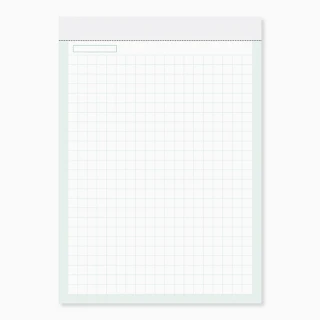 Block notes personalizzato, a quadretti