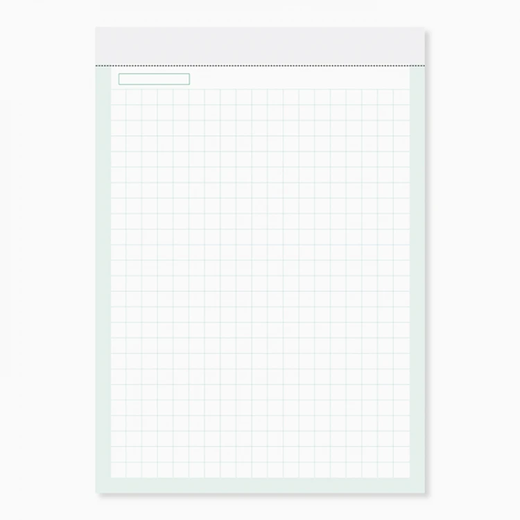 Block notes personalizzato, a quadretti