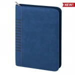 Perpetual pocket organiser diary with zip closure, internal format 15x21 cm, available in a wide range of colours