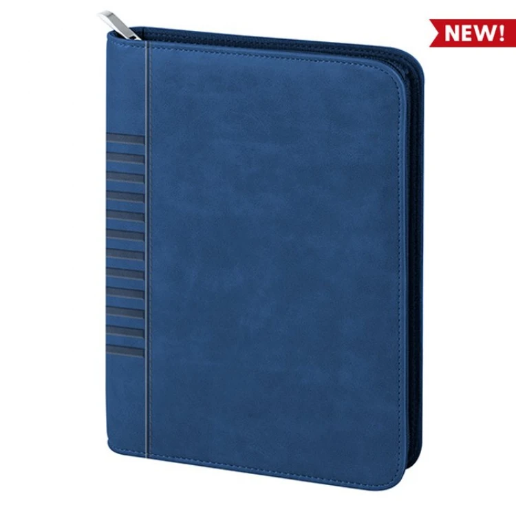 Perpetual pocket organiser diary with zip closure, internal format 15x21 cm, available in a wide range of colours