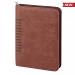 Perpetual pocket organiser diary with zip closure, internal format 15x21 cm, available in a wide range of colours