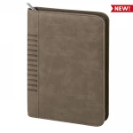 Perpetual pocket organiser diary with zip closure, internal format 15x21 cm, available in a wide range of colours