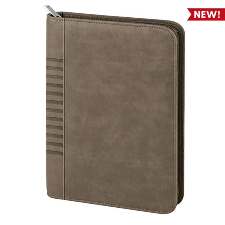 Perpetual pocket organiser diary with zip closure, internal format 15x21 cm, available in a wide range of colours