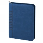 Daily diary binder with zip closure, 336 internal pages, cover 17.5x25 cm