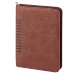 Daily diary binder with zip closure, 336 internal pages, cover 17.5x25 cm
