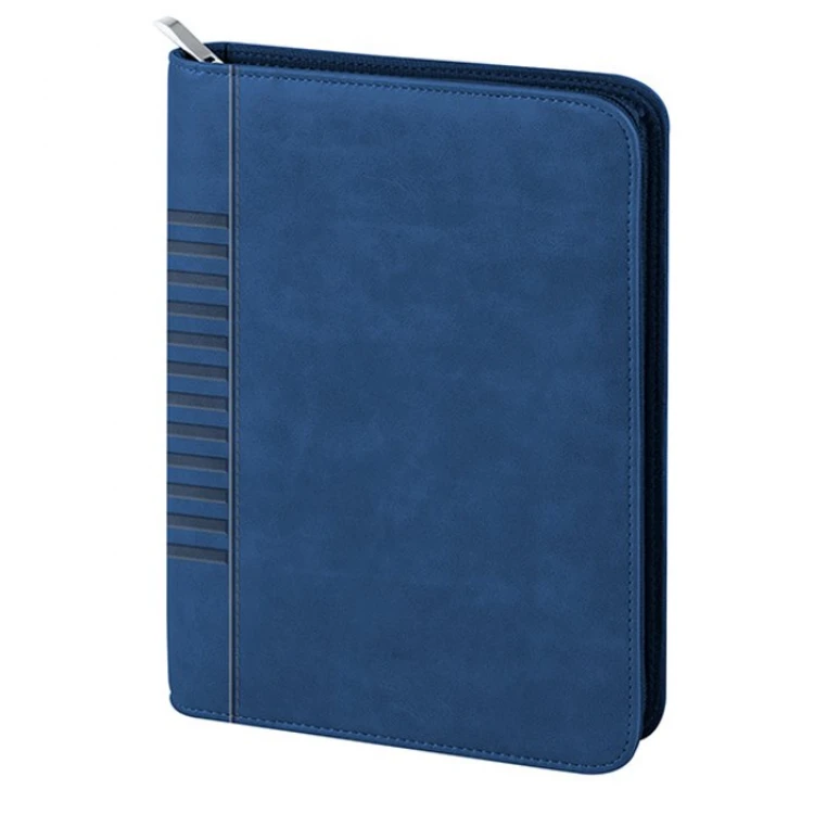 Open daily diary agenda borsello with integrated card slots and 336-page interior to personalise with logo