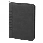 Diary pouch with security zip closure, daily interior to personalise with company logo