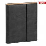 Portfolio Diary open showing perpetual undated interior and internal pockets, to personalise with logo