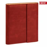 Portfolio Diary open showing perpetual undated interior and internal pockets, to personalise with logo