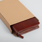 Daily diary binder closed with zip fastening and internal pockets ready for logo personalisation