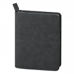 Agenda bolsa fechada com fecho de correr em ecocouro, cor disponível, pronta para personalizar com logótipo