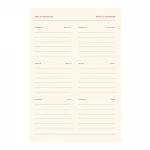 Agenda bolsa fechada com fecho de correr em ecocouro, cor disponível, pronta para personalizar com logótipo