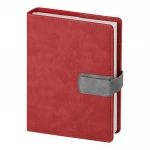 Agenda giornaliera modello portafoglio in ecopelle con chiusura magnetica, interno 15x21 cm