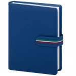 Agenda carteira fechada com fecho magnético, interior diário intercambiável com 336 páginas, personalizável com logótipo