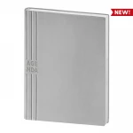 Agenda perpétua fechada com capa personalizável em versão neutra