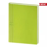Agenda perpétua fechada com capa personalizável em versão neutra