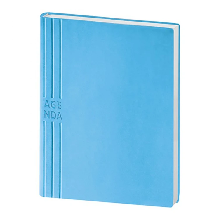 Agenda giornaliera in Tam da personalizzare con logo, dimensioni 17x24 cm, interno intercambiabile da 324 pagine