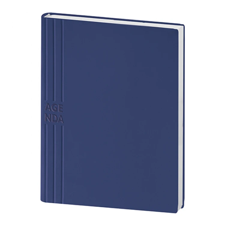 Agenda giornaliera in Tam da personalizzare con logo, dimensioni 17x24 cm, interno intercambiabile da 324 pagine