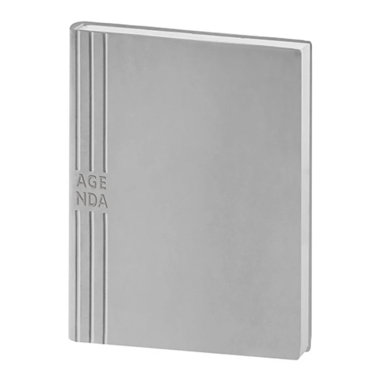 Agenda giornaliera in Tam da personalizzare con logo, dimensioni 17x24 cm, interno intercambiabile da 324 pagine