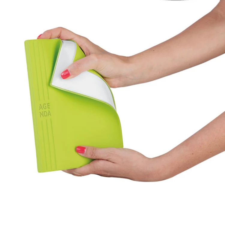 Agenda giornaliera in Tam da personalizzare con logo, dimensioni 17x24 cm, interno intercambiabile da 324 pagine