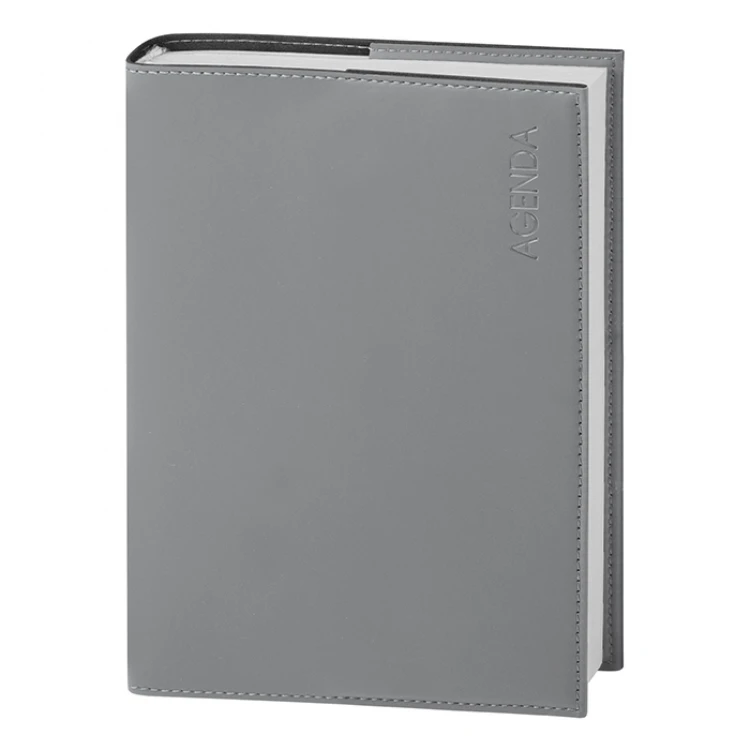 Agenda giornaliera con copertina flessibile da personalizzare con logo, formato 15x21 cm