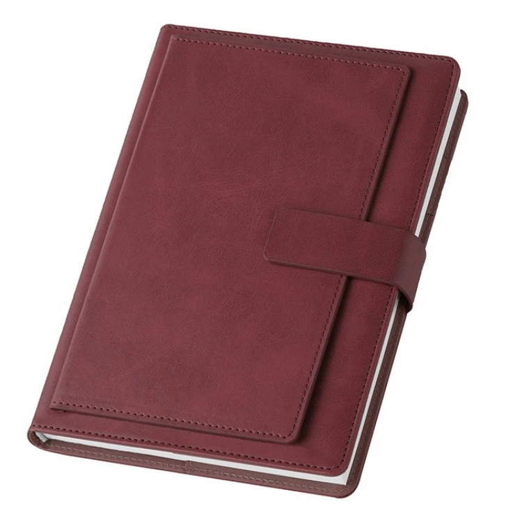Agenda portafoglio chiusa con fibbia di sicurezza e astuccio protettivo, disponibile in ampia gamma di colori