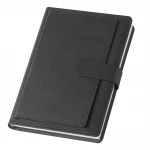 Agenda portafoglio chiusa con fibbia di sicurezza e astuccio protettivo, disponibile in ampia gamma di colori