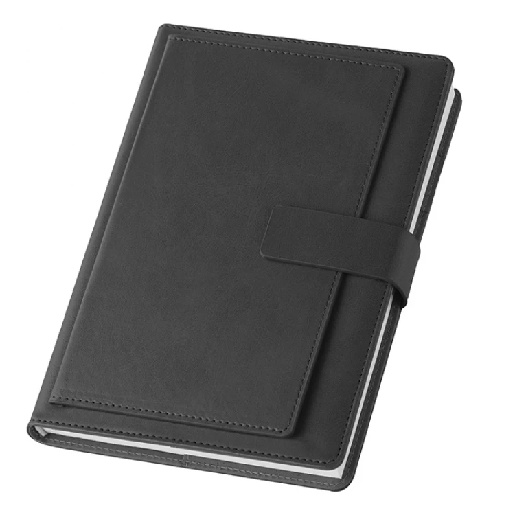 Agenda portafoglio chiusa con fibbia di sicurezza e astuccio protettivo, disponibile in ampia gamma di colori