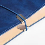 Agenda portafoglio chiusa con elastico, interno perpetuo da 324 pagine non datate, da personalizzare