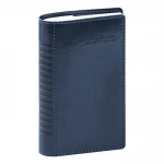 Agenda manager settimanale portafoglio 9x15 cm in poliuretano termovirante con astuccio lusso, copertina personalizzabile con logo