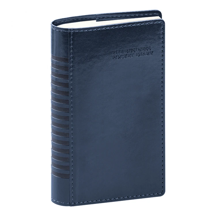 Agenda manager settimanale portafoglio 9x15 cm in poliuretano termovirante con astuccio lusso, copertina personalizzabile con logo