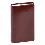 Agenda manager settimanale portafoglio 9x15 cm in poliuretano termovirante con astuccio lusso, copertina personalizzabile con logo