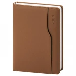 Agenda diária 15x21 termovinilada com cobertura acolchoada e cantos arredondados pronta para personalizar