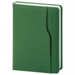 Agenda diária 15x21 termovinilada com cobertura acolchoada e cantos arredondados pronta para personalizar